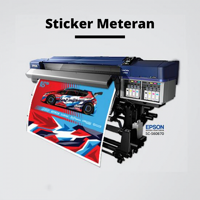 Stiker Vinyl Meteran